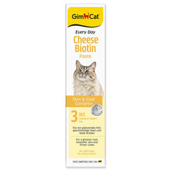 GimCat pasta pro kočky sýrová s biotínem 200g
