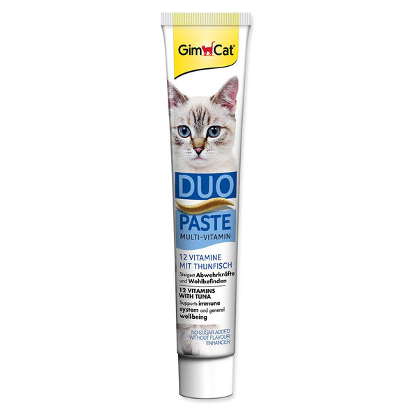 GimCat Duo pasta pro kočky multivitamín tuňák 50g