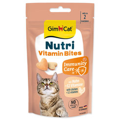 GimCat Nutri Vitamin Bites pamlsek 40g
