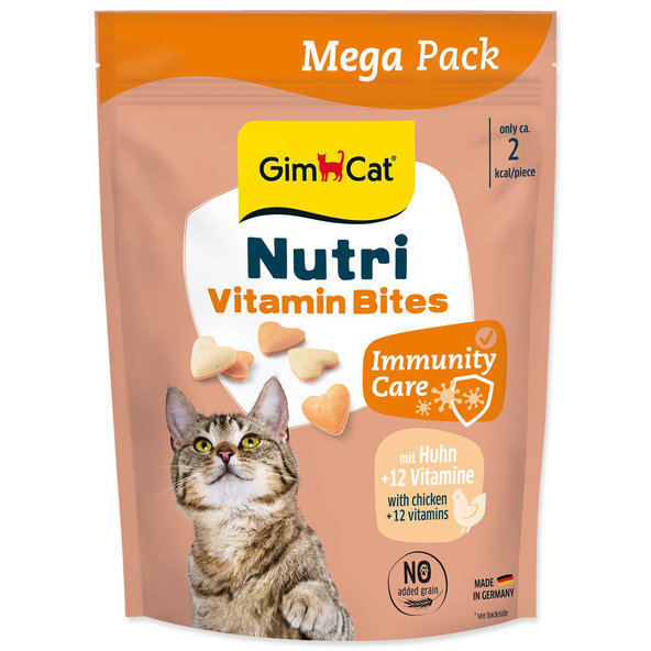 GimCat Nutri Multi-Vitamin Bites pochoutka s kuřecím 425g