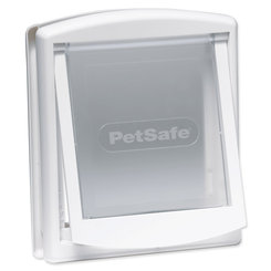 PetSafe plastová dvířka s transparentní klapkou bílá 18,5 × 15,8 cm