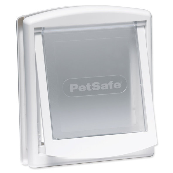 PetSafe plastová dvířka s transparentní klapkou bílá 18,5 × 15,8 cm