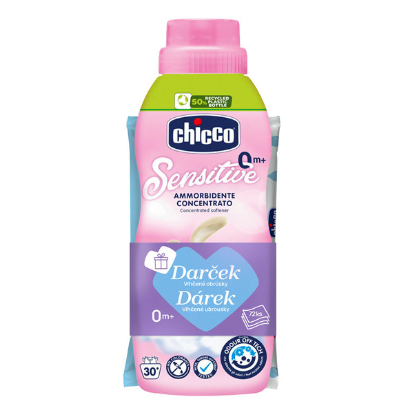 Chicco aviváž Květinové objetí 750 ml + ubrousky 72 ks