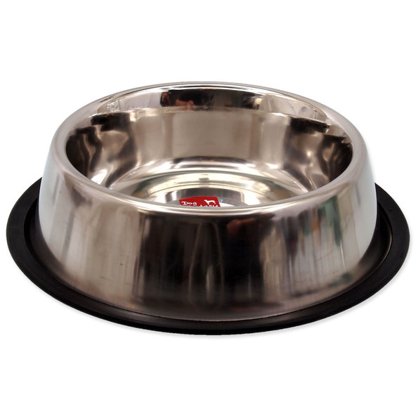 Dog Fantasy miska nerezová s gumou 25,8 cm 1000 ml