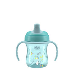 Chicco tréninkový hrneček s držadly teal 6 m+