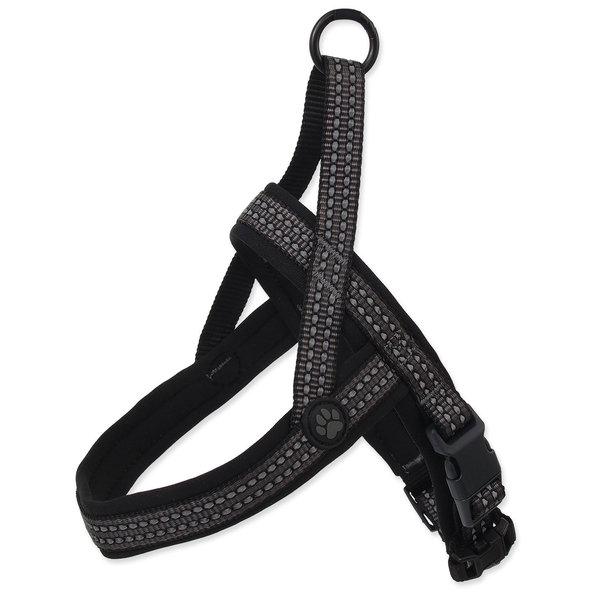 Active Dog Neoprene postroj šedý velikost M/L 2,5×64-80cm