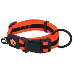 Active Dog Fluffy obojek oranžový velikost S 2×27-41cm