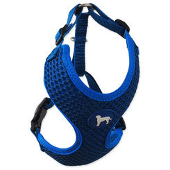 Active Dog Mellow postroj tmavě modrý velikost S 1,5×35-47cm
