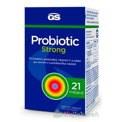 GS Probiotic Strong 60+20 kapslí