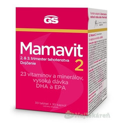 GS Mamavit 2 Těhotenství a kojení 30 tablet + 30 kapslí