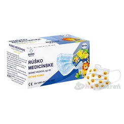 Biomic dětská medicínská rouška typ IIR se smajlíky 50 ks