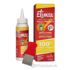ELIMAX šampon proti vším a hnidám s hřebenem 100 ml