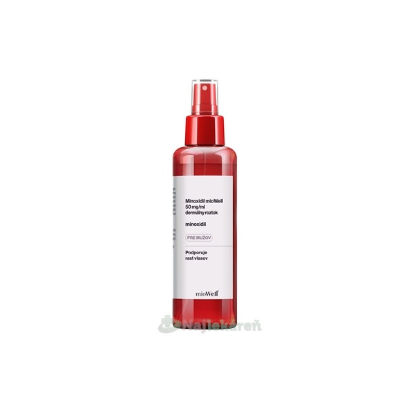 mioWell Minoxidil 50 mg/ml kožní roztok 100 ml