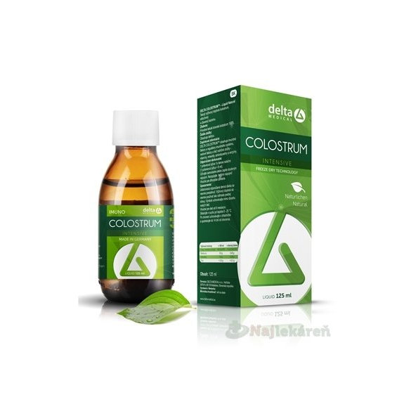 DELTA COLOSTRUM Natural 100% sirup 125 ml