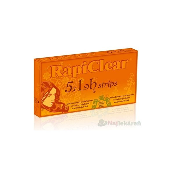 RapiClear LH ovulační test strips 5 ks