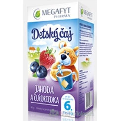 MEGAFYT Dětský čaj Jahoda s borůvkou 20 sáčků