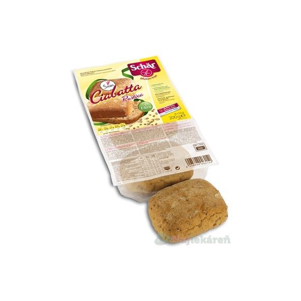 Schär Ciabatta Rustica celozrnné bezlepkové žemle 200 g