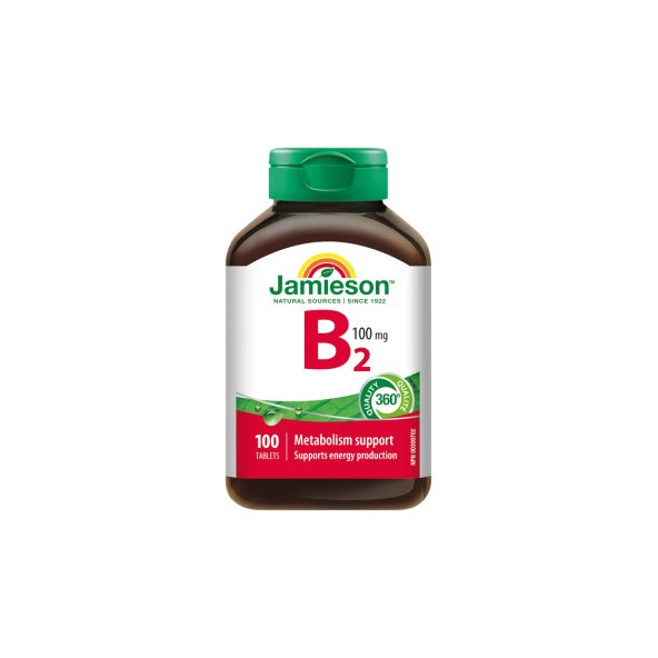 Jamieson Vitamin B2 100 mg 100 tablet
