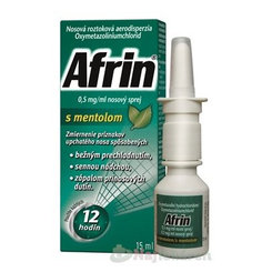 Afrin 0,5 mg/ml nosní sprej s mentolem 15 ml