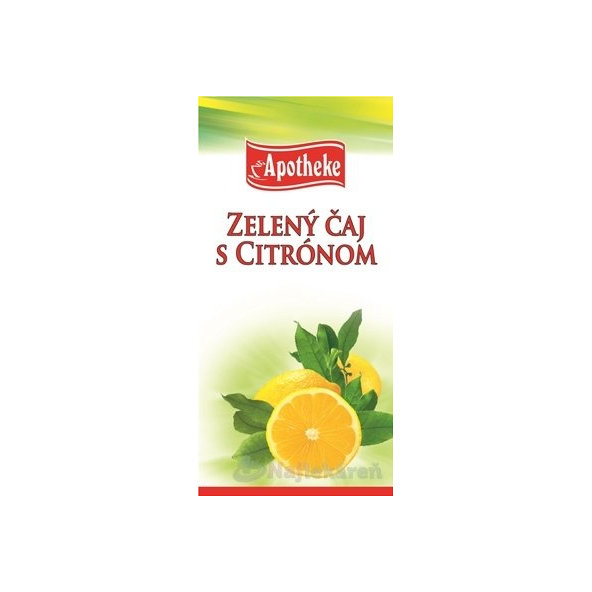 APOTHEKE Premier Selection zelený čaj citron 20x2 g