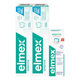 Elmex Sensitive zubní pasta Duopack 2×100 ml + ústní voda 100 ml