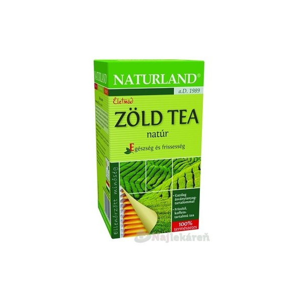 Naturland Zelený čaj 20 sáčků