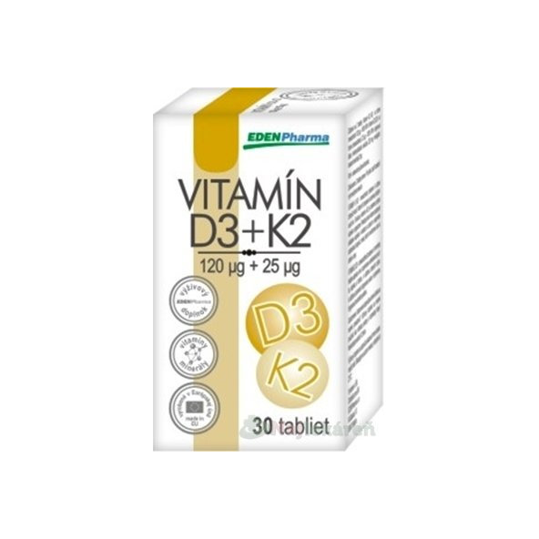 EDENPharma Vitamín D3 + K2 30 tablet