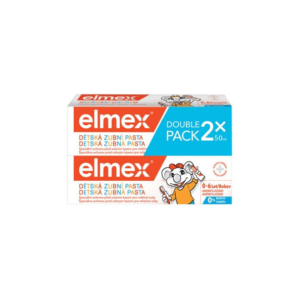 Elmex Kids zubní pasta Duopack 2×50 ml