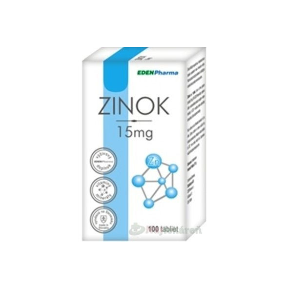 EDENPharma Zinek 15 mg 100 tablet