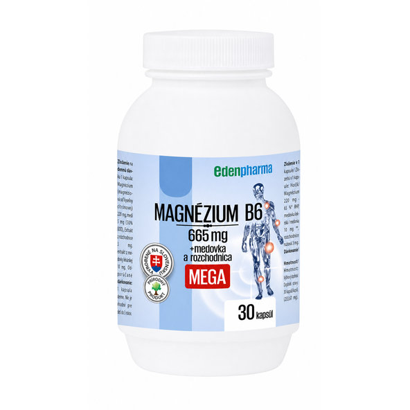 EDENPharma Hořčík B6 MEGA 30 kapslí
