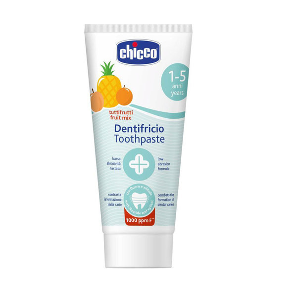 Chicco zubní pasta ovocný mix s fluoridem 50 ml 1–5 r