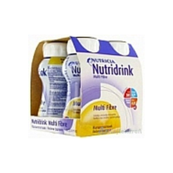 Nutridrink Multi Fibre vanilka 4x200 ml