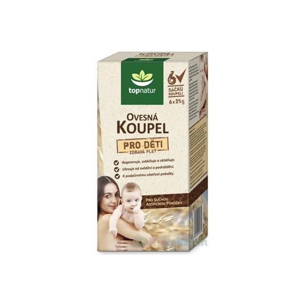 Topnatur ovesná koupel pro děti 6x25 g