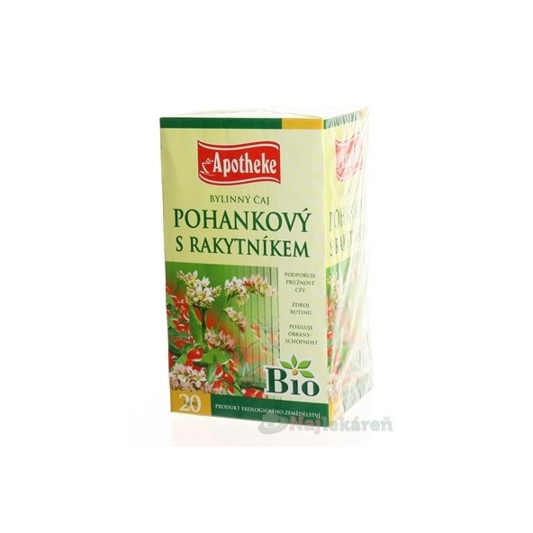 APOTHEKE BIO Selection pohankový čaj s rakytníkem 20x1,5 g