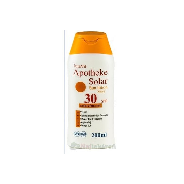 JutaVit Apotheke Solar Sun Lotion SPF 30 mléko 200 ml