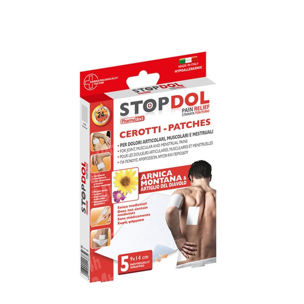 STOPDOL náplasti proti bolesti 9 × 14 cm 5 ks