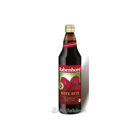 Rabenhorst Řepná šťáva Bio 750 ml