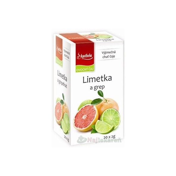 APOTHEKE Premier Selection čaj limetka a grep 20x2 g