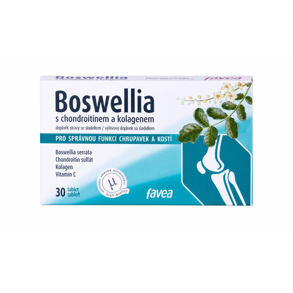favea BOSWELLIA s chondroitinem a kolagenem 30 tablet