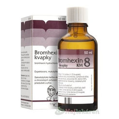Bromhexin 8-Kapky KM na kašel 50 ml