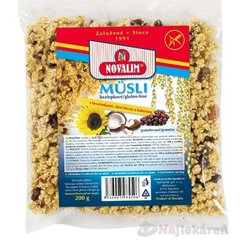 Novalim Müsli bezlepkové s rozinkami 200 g