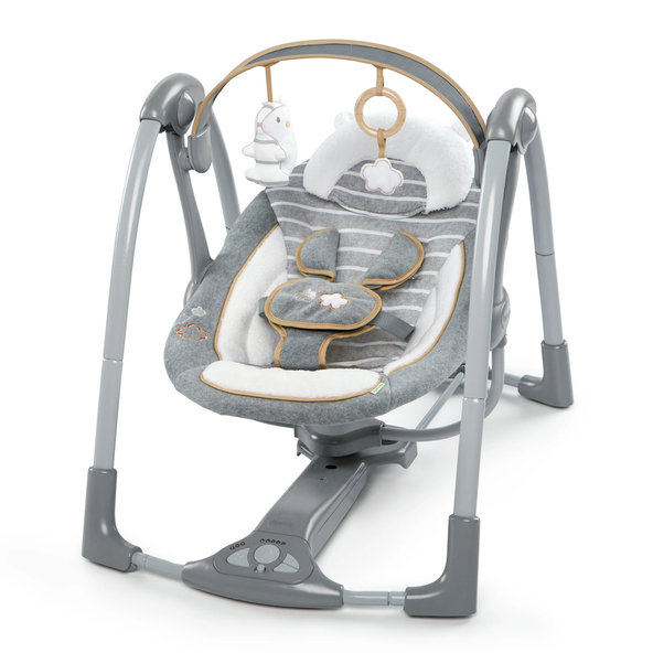 Ingenuity Bella Teddy houpací lehátko s melodií 0 m+ do 9 kg