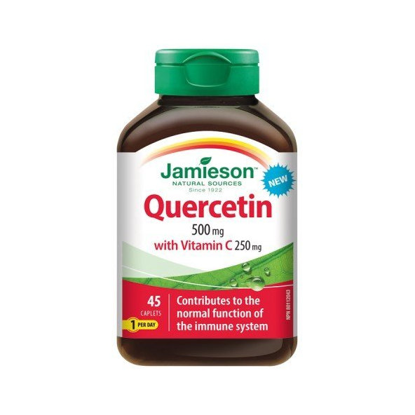 Jamieson Quercetin 500 mg s vitaminem C 250 mg 45 tablet