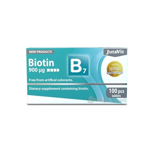 JutaVit Biotin 900 µg 100 tablet