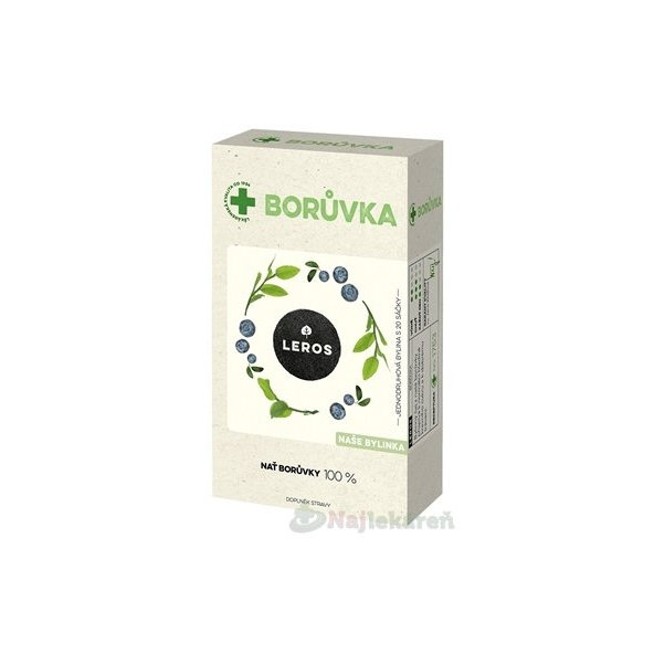 Leros Borůvka bylinný čaj 20x1,5 g