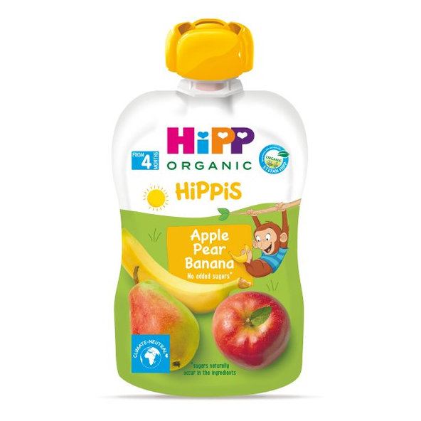 HiPP BIO příkrm 100% ovoce jablko hruška banán 100 g
