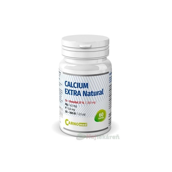 CarnoMed Calcium EXTRA Natural 60 kapslí