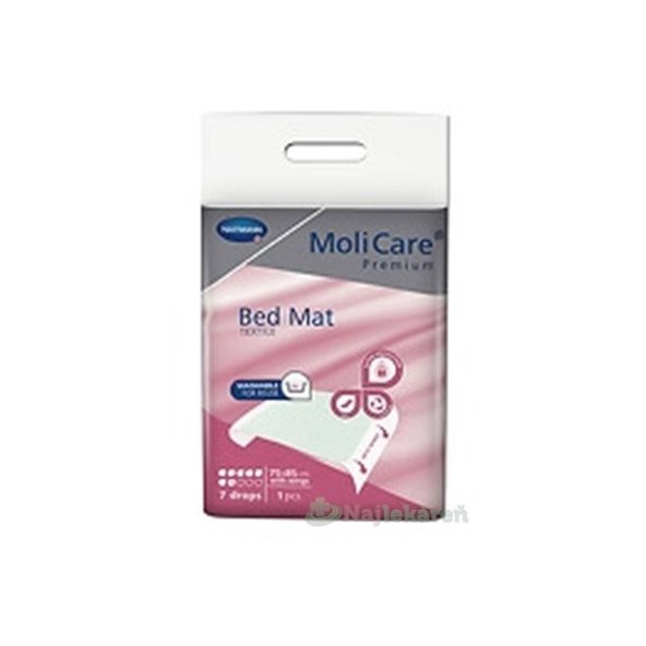MoliCare Premium Bed Mat Textile 7 kapek 75x85 cm 1 ks