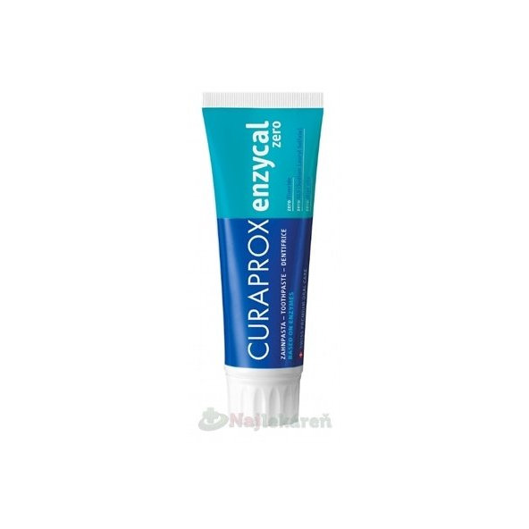 Curaprox Enzycal Zero zubní pasta bez fluoridu 75 ml