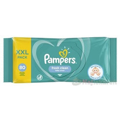 Pampers Fresh Clean vlhčené ubrousky XXL 80 ks